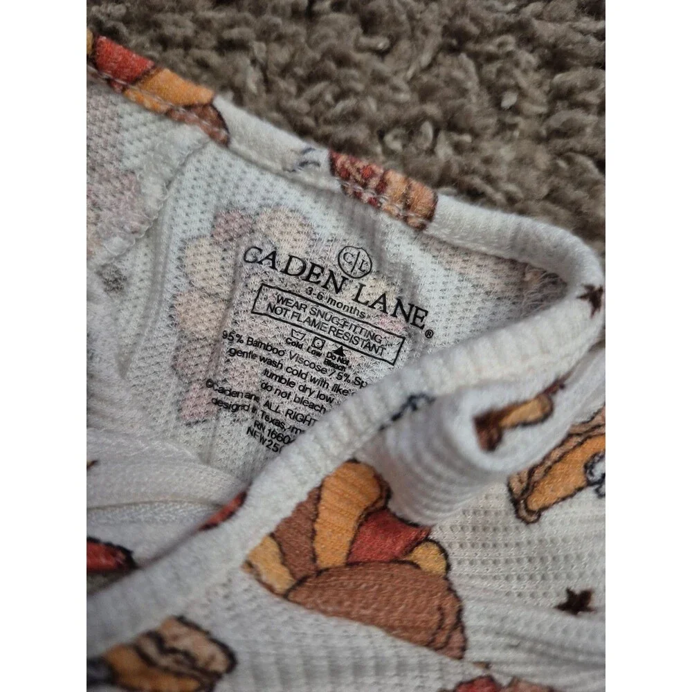 Caden lane baby boy sleeper size 3-6 months turkey